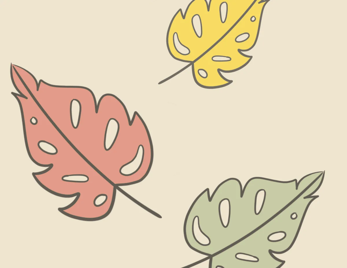 Three Leaf B — the printed card