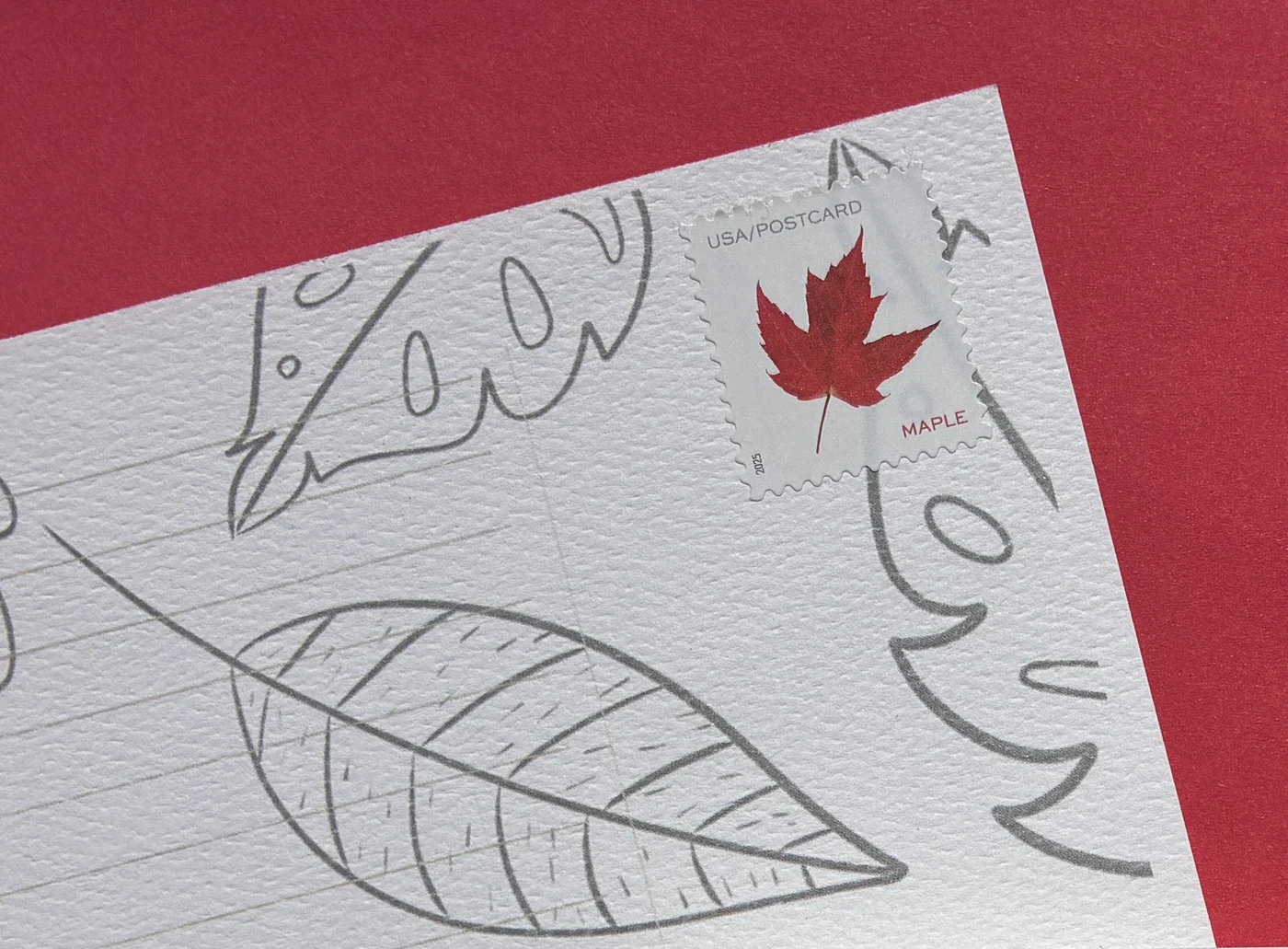 A SolarGrove postcard on uncoated stock, stamped with a real USPS postcard stamp